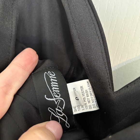 CLOSET CLOSING La Femme V-neck Open Back Jersey Fitted Dress Sz 0 Nordstrom - Picture 6 of 7